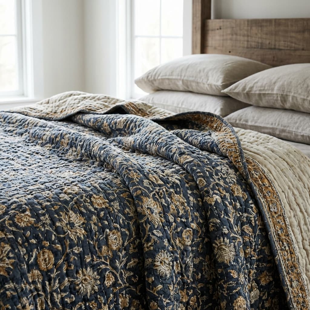 The Printed Cotton-Slub Duvet