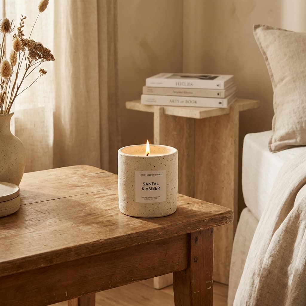 Artisanal Scented Ceramic Candle